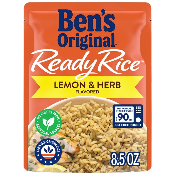 BEN'S ORIGINAL READY RICE™ Lemon and Herb Flavored​