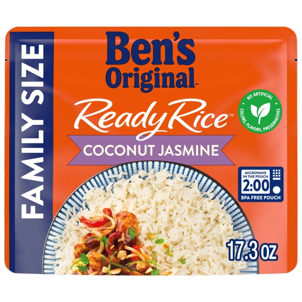 BEN'S ORIGINAL™ READY RICE™ Coconut Jasmine Family Size