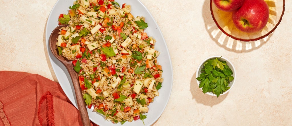 Nick Wallace's apple salad recipe.