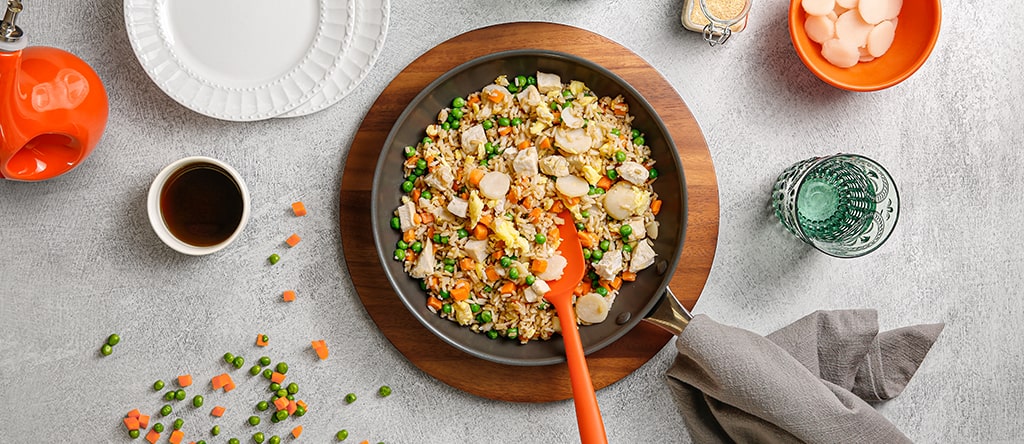 Easy chicken fried rice